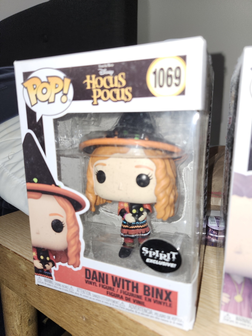Funko Dani with Binx Vinyl Figure - Orange Hair & Black Outfit
